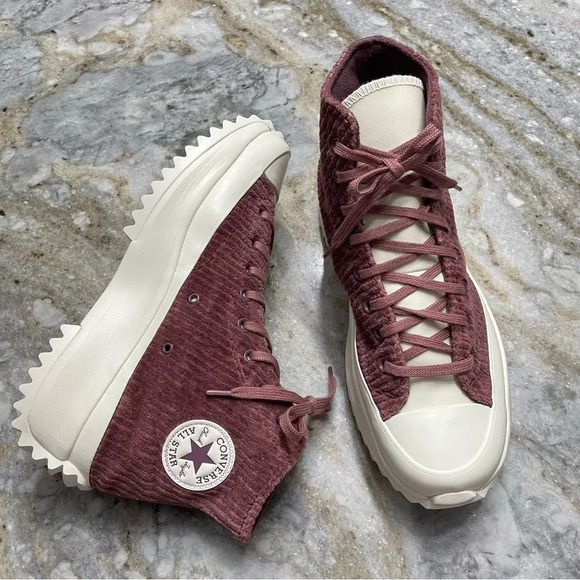 Converse Run Star Hike Women's Platform Sneaker Boot Corduroy M10 W11.5 - Picture 2 of 12
